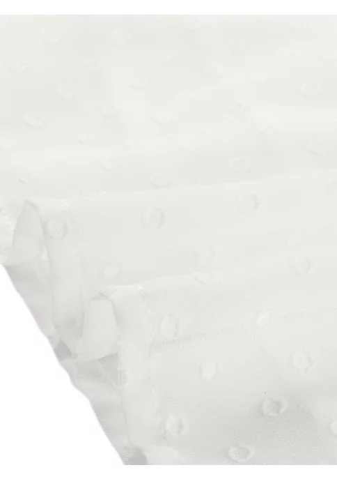 Agnes Orinda Plus Size Chiffon Tops for Women Babydoll Long Sleeve Swiss Dots Blouse 7 Agnes Orinda Plus Size Chiffon Tops for Women Babydoll Long Sleeve Swiss Dots Blouse - Image 5