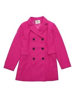 Agnes Orinda Women's Plus Size Notched Lapel Double Breasted Long Coat -Agnes Orinda Store Belk 67