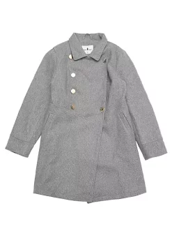 Agnes Orinda Women's Plus Size Coats A-Line Peter Pan Collar Double Breasted Coat -Agnes Orinda Store Belk 83