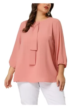 Agnes Orinda Women's Plus Size Tops Work Round Neck Ruffle Chiffon Blouse Top Mothers Day 29 Agnes Orinda Women's Plus Size Tops Work Round Neck Ruffle Chiffon Blouse Top Mothers Day -Agnes Orinda Store Belk 835